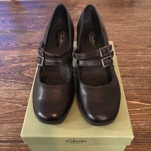 Black Clarks Artisan Mary Jane - Size 8.5